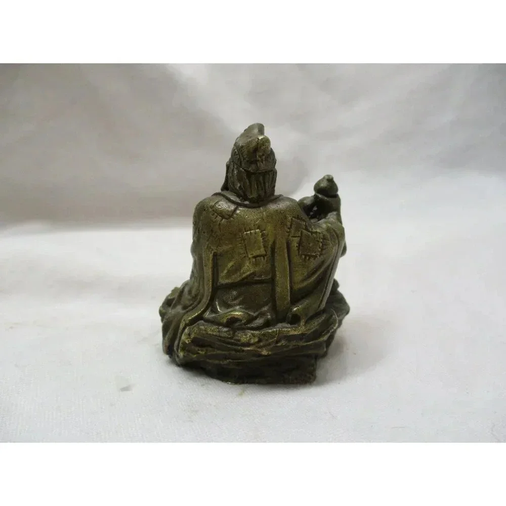 Ji Gong Chinese Buddist Monk,‎ Bronze Figurine